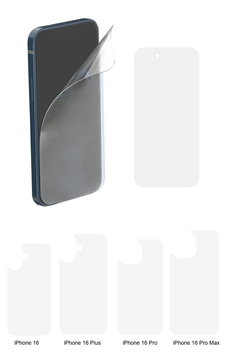 iPhone 16 「Plus」 128GB 100%+フィルム2枚 Amazon | KOOLRIVER・iPhone互換品16 Plus 保護フィルム 液晶保護 2枚
